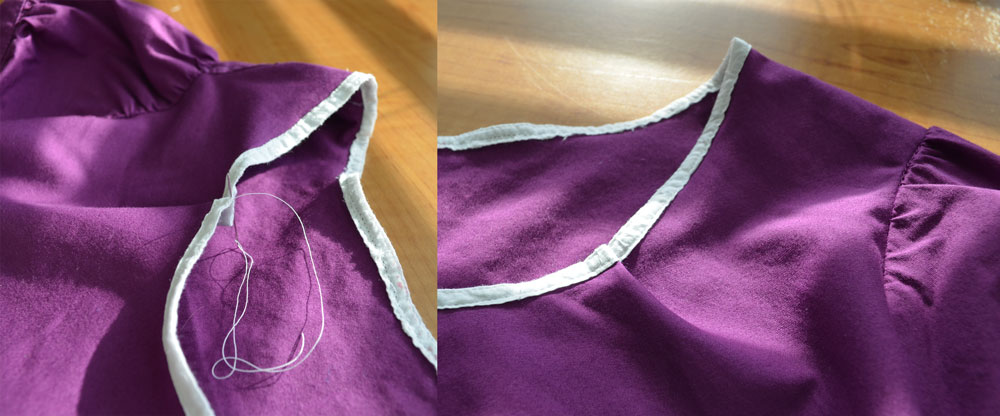 Neckline Pleat